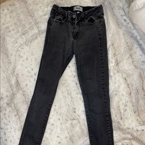 Paige Denim stretch grey skinny jeans